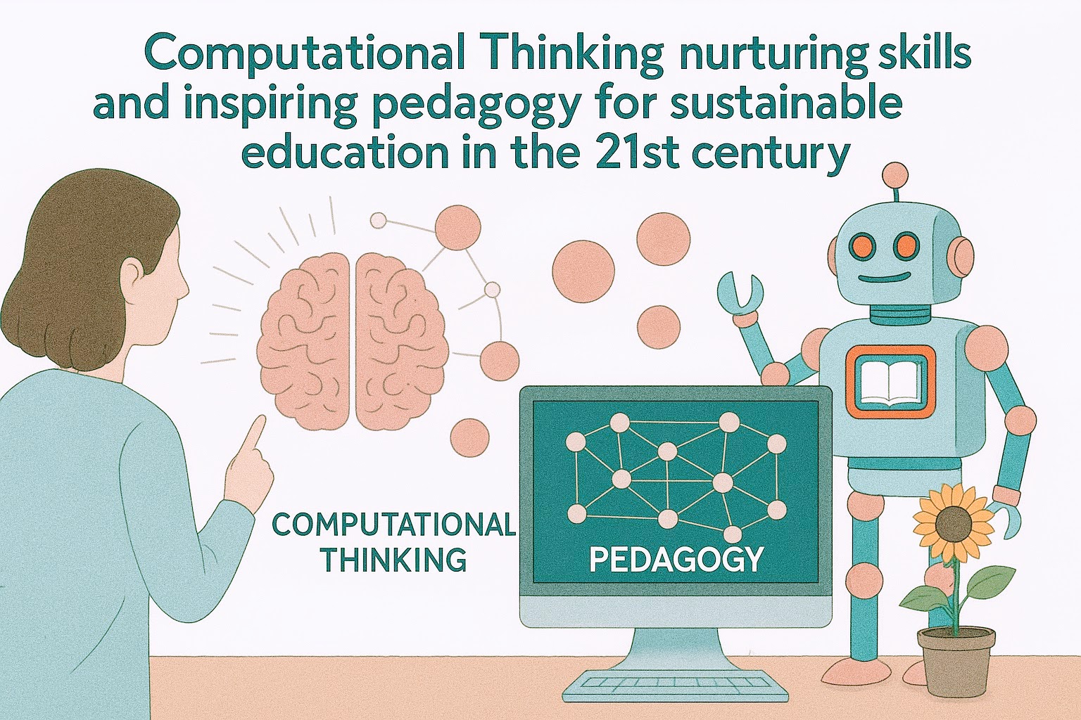 Computational Thinking
                                nurturing skills and inspiring pedagogy for sustainable education in the 21st
                                century